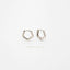 Pentagon Hoop, Huggies Earring, Minimalist Style, A-SH263