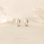Thick Hexagon Hoop, Huggies Earring, Minimalist Style, A-SH213