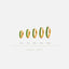 Gemstone Paved Hoop, Huggies Earring, Minimalist Style, A-SH046 SH344 SH052 SH366 SH153 SH132 SH160