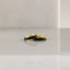 Black Enamel Hoop, Huggies Earring, Minimalist Style, A-SH514
