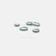 Turquoise Gemstone Hoop, Huggies Earring, Minimalist Style, A-SH126 SH127 SH128 SH129 SH130 SH131