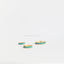 Turquoise Gemstone Hoop, Huggies Earring, Minimalist Style, A-SH126 SH127 SH128 SH129 SH130 SH131