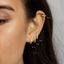 Gemstonestone Cartilage Hoop, Helix Earring, Minimalist Style, A-SH046 SH344 SH052 SH366 SH153 SH132 SH160