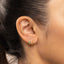 Emerald Gemstone Cartilage Hoop, Helix Earring, Minimalist Style, A-SH626 SH627 SH628 SH629