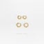 Beaded Cartilage Hoop, Helix Earring, Minimalist Style, A-SH596 SH597 SH598 SH599