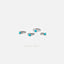 Turquoise Gemstone Cartilage Hoop, Helix Earring, Minimalist Style, A-SH636 SH637 SH638 SH639