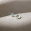 Turquoise Gemstone Cartilage Hoop, Helix Earring, Minimalist Style, A-SH636 SH637 SH638 SH639