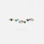 Tiny CZ Stone Helix Hoop Earrings, White Stone, Emerald, Turquoise, Opal, Gold, Silver SHEMISLI SH616, SH196, SH637, SH646, SH656, SH666