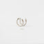 Double Lined Ear Cuff, Conch Earring, Minimalist Style, A-SF020