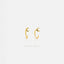 Moon Ear Jacket, Stud Earring, Minimalist Style, A-SJ010 NOBKG