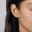 Opal Stone Ear Climber, Stud Earring, Minimalist Style, A-SS162