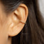 White Gemstones Ear Cuff, Conch Earring, Minimalist Style, C-SF029 E E