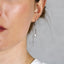 Long Star Ear Threader, Stud Earring, Minimalist Style, A-ST007 NOBKG