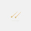 Star Ear Threader, Stud Earring, Minimalist Style, A-ST005 NOBKG