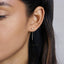 Cuboid Ear Threader, Stud Earring, Minimalist Style, A-ST009 NOBKG