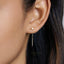 Cuboid Ear Threader, Stud Earring, Minimalist Style, A-ST009 NOBKG