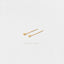 Cuboid Ear Threader, Stud Earring, Minimalist Style, A-ST009 NOBKG