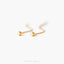 Ball Ear Threader, Stud Earring, Minimalist Style, A-ST008 NOBKG