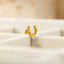 Horseshoe Tragus Stud, Threadless Flat Back Earring, Minimalist Style, A-SS980