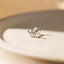 Crown Tragus Stud, Threadless Flat Back Earring, Minimalist Style, A-SS989