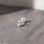 Teardrop Tragus Stud, Threadless Flat Back Earring, Minimalist Style, A-SS851