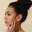 Marquise Shape Tragus Stud, Threadless Flat Back Earring, Minimalist Style, A-SS725