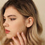 Turquoise Tragus Stud, Threadless Flat Back Earring, Minimalist Style, A-SS513