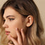 Bar Tragus Stud, Threadless Flat Back Earring, Minimalist Style, A-SS589