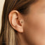 Stingray Tragus Stud, Threadless Flat Back Earring, Minimalist Style, A-SS984