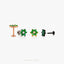 Daffodil Emerald Tragus Stud, Threadless Flat Back Earring, Minimalist Style, A-SS558