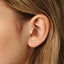 Star Tragus Stud, Threadless Flat Back Earring, Minimalist Style, A-SS567