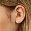 3 Beads Tragus Stud, Threadless Flat Back Earring, Minimalist Style, A-SS537 SS538