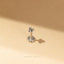 3 Beads Tragus Stud, Threadless Flat Back Earring, Minimalist Style, A-SS537 SS538