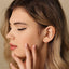 Forget-me-not Flower Tragus Stud, Threadless Flat Back Earring, Minimalist Style, A-SS571