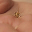 Daffodil Flower Tragus Stud, Threadless Flat Back Earring, Minimalist Style, A-SS1049