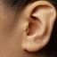 Salamander Geko Tragus Stud, Threadless Flat Back Earring, Minimalist Style, A-SS1020