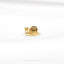 a snail is sitting on a white surface