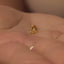 Snail Tragus Stud, Threadless Flat Back Earring, Minimalist Style, A-SS1043