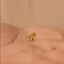 Bunny Tragus Stud, Threadless Flat Back Earring, Minimalist Style, A-SS1013