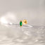 Emerald Marquise Tragus Stud, Threadless Flat Back Earring, Minimalist Style, A-SS582
