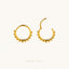 Sun Daith Hoop, Clicker Earring, Minimalist Style, A-SH680 SH681