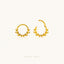 Branch Leaf Daith Hoop, Clicker Earring, Minimalist Style, A-SH678 SH679