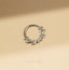 Branch Leaf Daith Hoop, Clicker Earring, Minimalist Style, A-SH678 SH679