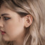 Double Lined Daith Hoop, Clicker Earring, Minimalist Style, A-SH406 SH407