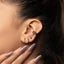 Split Double Conch Hoop, Cartilage Earring, Minimalist Style, A-SH528 SH529 SH530 SH531 SH532