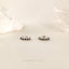 Black Gemstones Conch Hoop, Cartilage Earring, Minimalist Style, A-SH385 SH386 SH387
