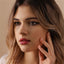 Triple Stones Lip Stud, Threadless Flat Back, Minimalist Style, A-SS983