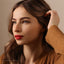 Comma Lip Stud, Threadless Flat Back, Minimalist Style, A-SS718