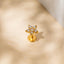 5-Petal Flower Lip Stud, Threadless Flat Back, Minimalist Style, A-SS571