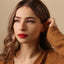 Opal Lip Stud, Threadless Flat Back, Minimalist Style, A-SS525